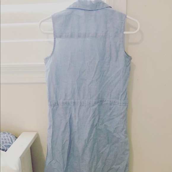 Blue Denim Style Dress - Picture 3 of 4